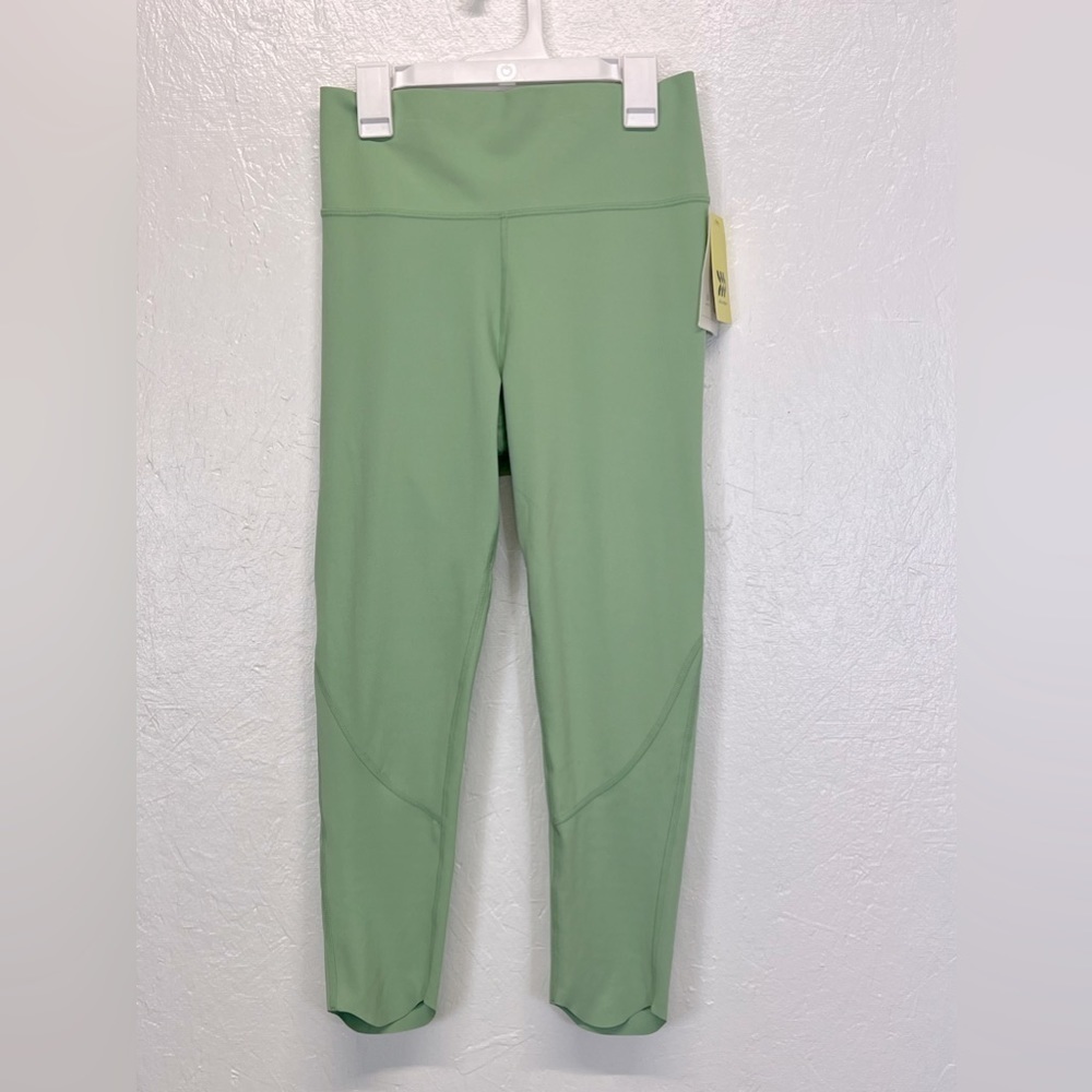 All In Motion Girls High Rise Capri Leggings - Green - XL (14/16)